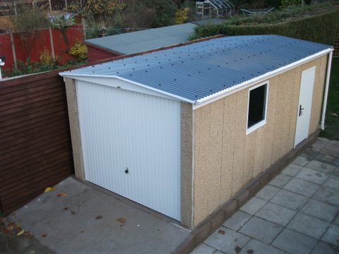 Diy Slate Roof Concrete Shed Panels