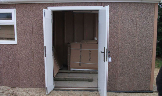 Fort Knox Door - the strongest and most secure door in the industry! Double opening doors - open