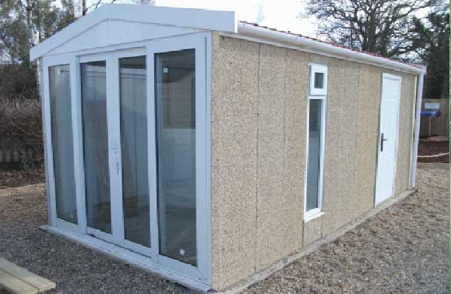 Concrete Garages Garden Room Combination